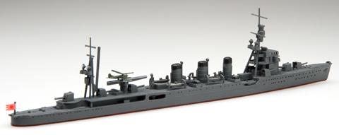 アオシマ文化教材社 しょうもない 1/350 日本海軍 5,500トン型軽巡洋艦鬼怒