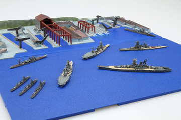 1/3000 集める軍艦5 昭和20年 呉軍港残存艦艇セット（大和昭和20年/伊勢/日向/榛名/大淀/陽炎型）｜1/3000 集める軍艦シリーズの通販ならFUJIMI  - フジミ模型株式会社の FUJIMI - フジミ模型株式会社