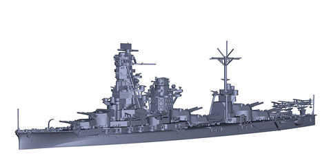 1/700 特96EX-1 日本海軍戦艦 伊勢 特別仕様（昭和17年/仮称21号電探 