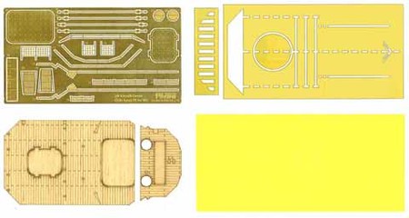 最初の 【Fujimi】1/350 GupSP 金剛専用 木製甲板シール＆エッチング 