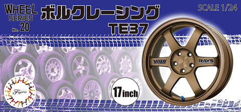 1/24 W20 ボルクレーシング TE37 17インチ｜ホイールシリーズの通販