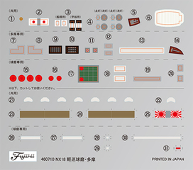 1/700 艦NX18 日本海軍軽巡洋艦 多摩 昭和19年/捷一号作戦｜艦NEXTシリーズの通販ならFUJIMI - フジミ模型株式会社の  FUJIMI - フジミ模型株式会社