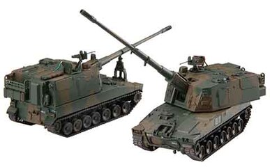 1/72 ML11EX-1 陸上自衛隊 99式自走155ｍｍ榴弾砲 特別仕様（隊員付き