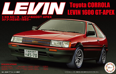 1/24 ID9 AE86 レビン '83｜1/24 インチアップシリーズの通販ならFUJIMI - フジミ模型株式会社の FUJIMI - フジミ模型 株式会社