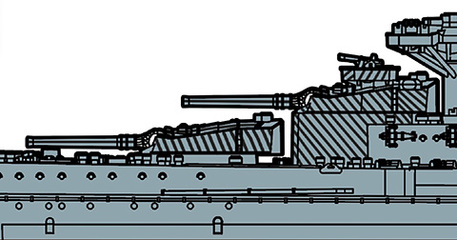1/350 艦船13EX-1 日本海軍戦艦 榛名 特別仕様(ダズル迷彩)｜1/350 