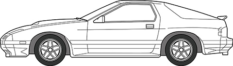 1/24 HC7 サバンナ RX-7 FC3S後期型(ハイソカーバージョン)｜1/24 インチアップシリーズの通販ならFUJIMI -  フジミ模型株式会社の FUJIMI - フジミ模型株式会社