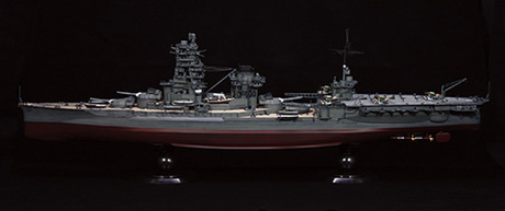 1/350 艦船3EX-2 日本海軍航空戦艦 伊勢(帝国海軍乗組員フィギュア付き) 