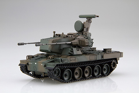 1/72 ML9EX-2 陸上自衛隊 87式自走高射機関砲(隊員付き 2両入り) 