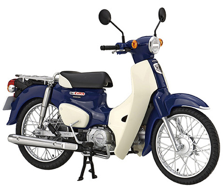 1/12 NEXT6EX-1 ホンダ スーパーカブ110(アーベインデニムブルーメタリック) 特別仕様(オプションパーツ付き) 